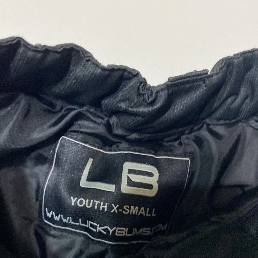 Lucky bums kids snow pants size XS youth black new